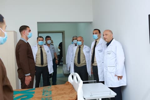 Hərbi Prokurorluğun rəhbərliyi sərhədçiləri ziyarət edib
