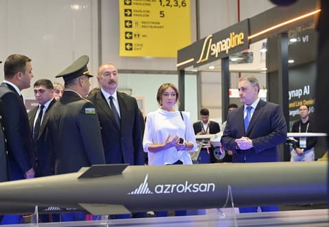 Ilham Aliyev visits ADEX 2026 and Securex Caspian exhibitions