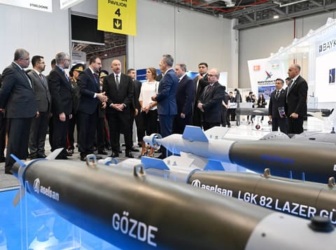 Ilham Aliyev visits ADEX 2026 and Securex Caspian exhibitions