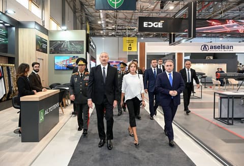 Ilham Aliyev visits ADEX 2026 and Securex Caspian exhibitions