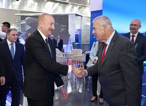 Ilham Aliyev visits ADEX 2026 and Securex Caspian exhibitions