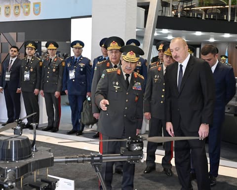 Ilham Aliyev visits ADEX 2026 and Securex Caspian exhibitions