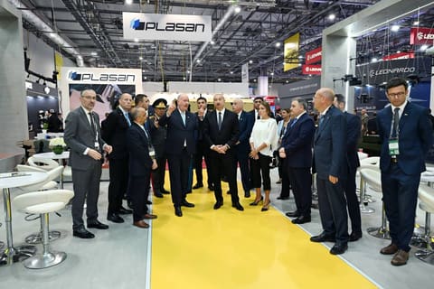 Ilham Aliyev visits ADEX 2026 and Securex Caspian exhibitions