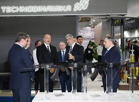 Ilham Aliyev visits ADEX 2026 and Securex Caspian exhibitions