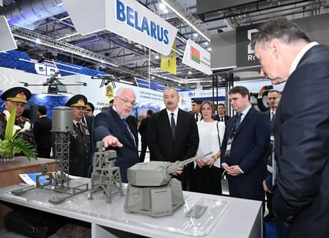 Ilham Aliyev visits ADEX 2026 and Securex Caspian exhibitions