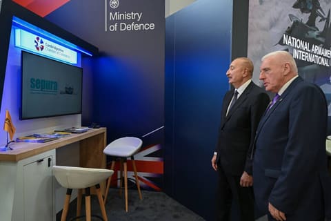 Ilham Aliyev visits ADEX 2026 and Securex Caspian exhibitions