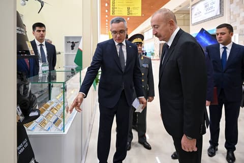 Ilham Aliyev visits ADEX 2026 and Securex Caspian exhibitions