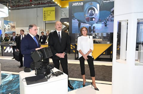 Ilham Aliyev visits ADEX 2026 and Securex Caspian exhibitions