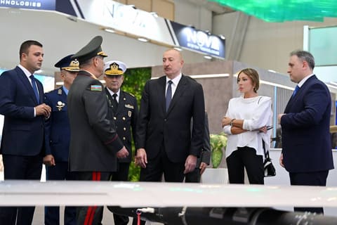 Ilham Aliyev visits ADEX 2026 and Securex Caspian exhibitions