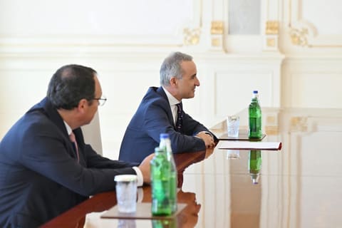 Ilham Aliyev receives OSCE Parliamentary Assembly president