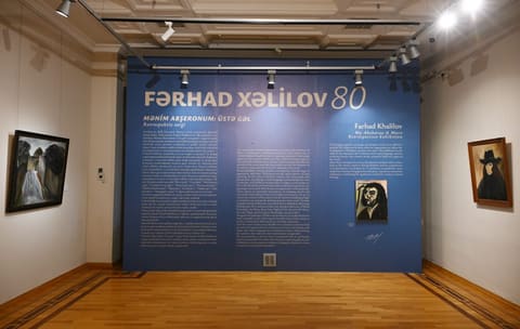 İlham Əliyev, birinci xanım Mehriban Əliyeva və ailə üzvləri “Mənim Abşeronum: Üstə gəl” adlı retrospektiv sərgi ilə tanış olublar