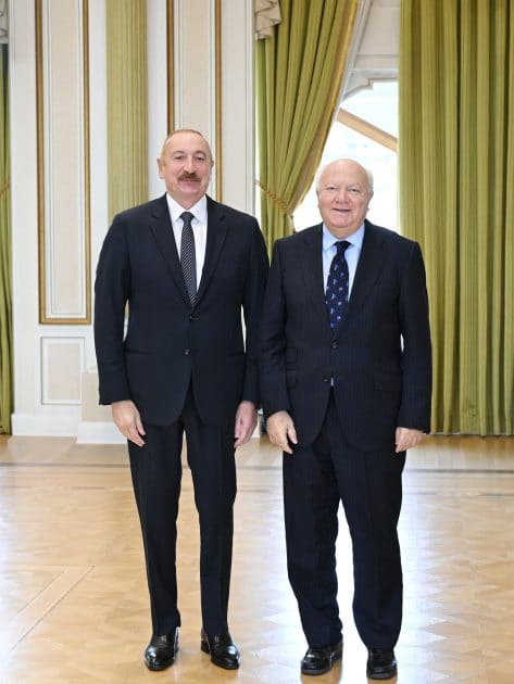 İlham Əliyev BMT-nin Sivilizasiyalar Alyansının ali nümayəndəsini qəbul edib