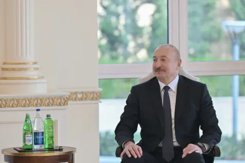 İlham Əliyev Gürcüstanın Azərbaycanda yeni təyin olunmuş səfirini qəbul edib