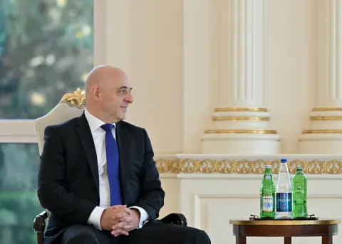İlham Əliyev Gürcüstanın Azərbaycanda yeni təyin olunmuş səfirini qəbul edib