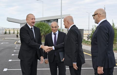 President Ilham Aliyev attends opening of medicine production facility in Pirallahi Industrial Park
