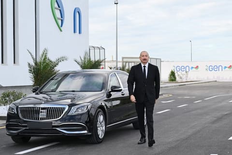 President Ilham Aliyev attends opening of medicine production facility in Pirallahi Industrial Park
