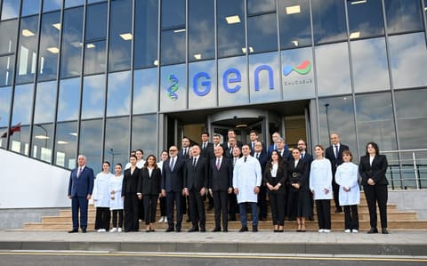 President Ilham Aliyev attends opening of medicine production facility in Pirallahi Industrial Park