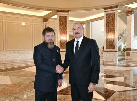 İlham Əliyev Rusiyanın Çeçenistan Respublikasının başçısını qəbul edib - YENİLƏNİB