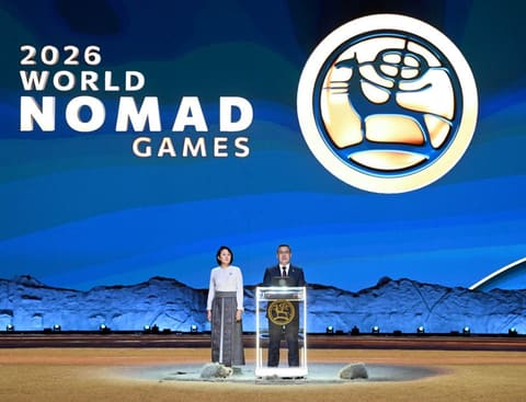 Ilham Aliyev and Mehriban Aliyeva attended the opening ceremony of the 6th World Nomad Games in Bishkek - UPDATED