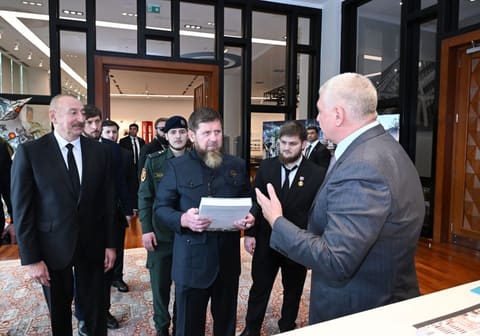İlham Əliyev və Rusiyanın Çeçenistan Respublikasının başçısı “Bakı Ağ Şəhər”də olublar