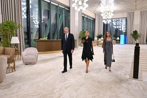 İlham Əliyevin adından AQEM-in 7-ci Zirvə Görüşünün iştirakçılarının şərəfinə şam yeməyi verilib