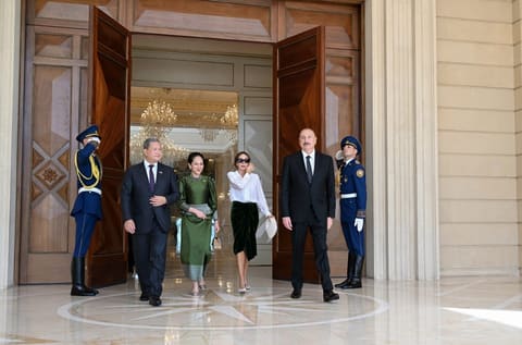 Official dinner hosted on behalf of President Ilham Aliyev in honor of Cambodian Prime Minister