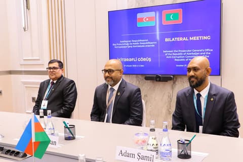  Kamran Əliyev Misir və Maldivin antikorrupsiya qurumlarının rəhbərləri ilə görüşüb