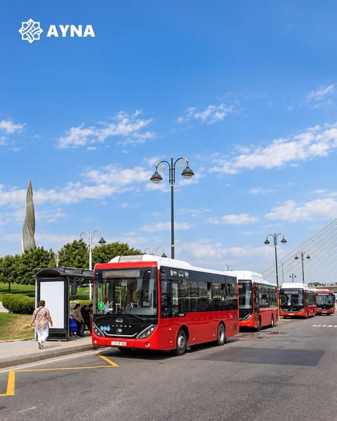 “Koroğlu” metrostansiyasının qarşısında ekspres avtobuslar üçün əlverişli şərait yaradılıb