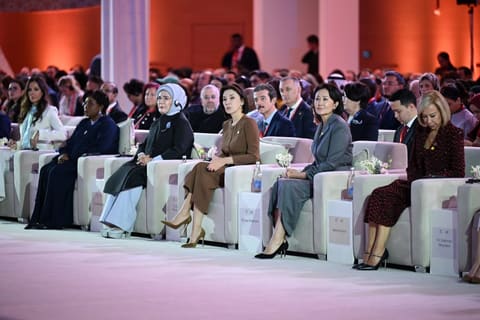 Leyla Əliyeva Səmərqənddə Uşaqların rifahına investisiya mövzusunda Ümumdünya Sammitinin açılış mərasimində iştirak edib