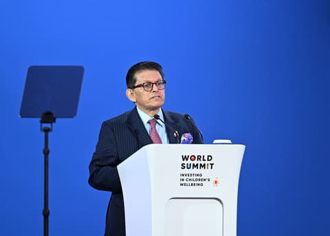 Leyla Əliyeva Səmərqənddə Uşaqların rifahına investisiya mövzusunda Ümumdünya Sammitinin açılış mərasimində iştirak edib