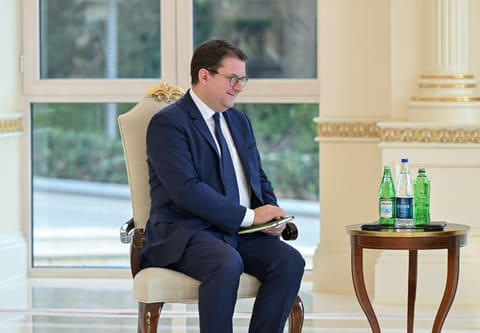 Prezident İlham Əliyev Avstriyanın Azərbaycanda yeni təyin olunmuş səfirini qəbul edib