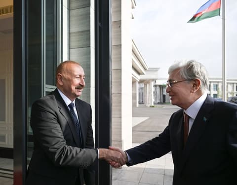 President Ilham Aliyev meets with Tokayev in Bishkek - UPDATED 3