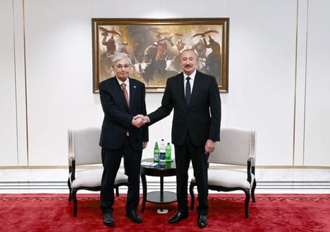 President Ilham Aliyev meets with Tokayev in Bishkek - UPDATED 3