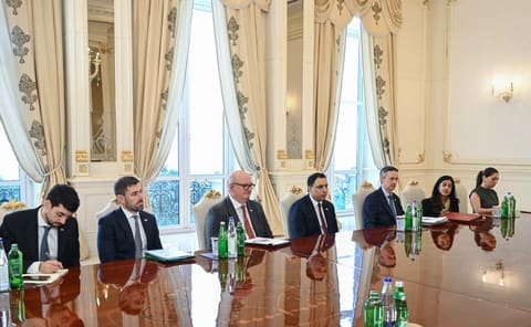 Prezident İlham Əliyev Böyük Britaniyanın ticarət üzrə dövlət nazirini qəbul edib