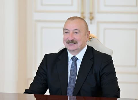 Prezident İlham Əliyev FIFA-nın prezidentini qəbul edib