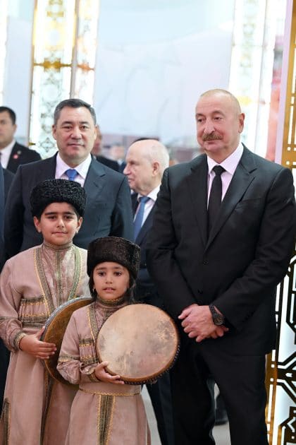 Prezident İlham Əliyev MDB Ölkələrinin Milli Kulinariya Festivalı ilə tanış olub, rəsmi qəbulda iştirak edib