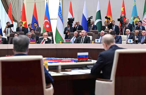 President Ilham Aliyev participates in "SCO plus" format meeting - UPDATED
