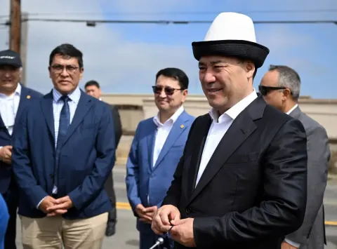 Qırğızıstanın ilk milli peyki orbitə buraxılıb - FOTO