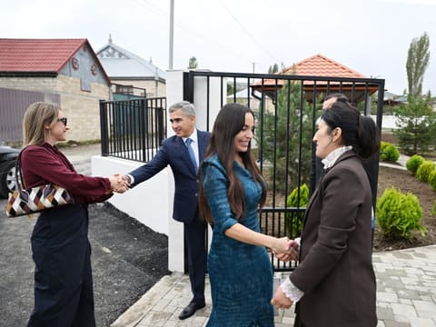 Şamaxının Göylər kəndində körpələr evi-uşaq bağçası istifadəyə verilib