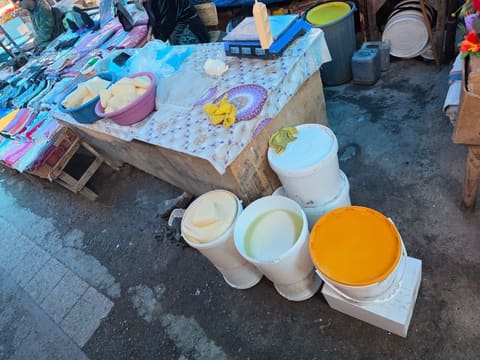 Şəmkirdə bazarda ciddi nöqsanlar aşkarlanıb - FOTOLAR
