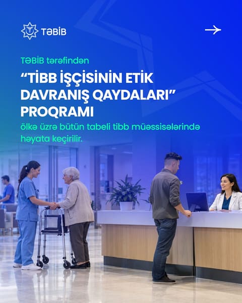 “Tibb işçisinin etik davranış qaydaları” proqramı  ölkə üzrə 56 min əməkdaşı əhatə edib