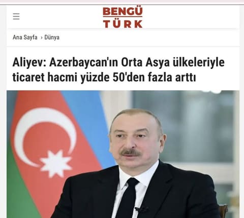Türkiyə mediası Azərbaycan Prezidentinin Türkmənistana səfərini geniş işıqlandırıb