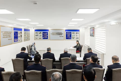 Vilayət Eyvazov Şəkidə vətəndaş qəbulu və sıra baxışı keçirib