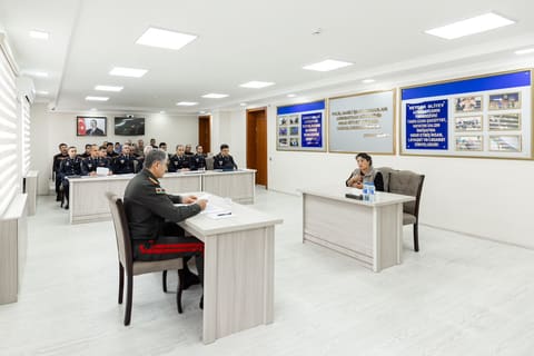 Vilayət Eyvazov Şəkidə vətəndaş qəbulu və sıra baxışı keçirib