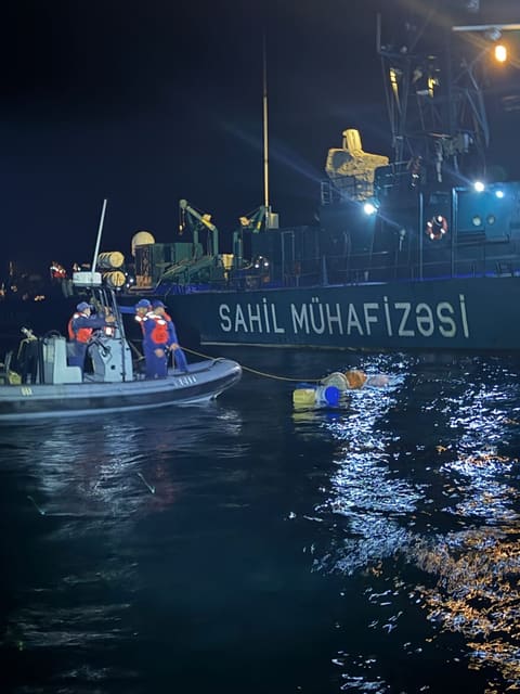 Xəzər dənizinin Azərbaycana mənsub hissəsində qaçaqmal aşkar olunub