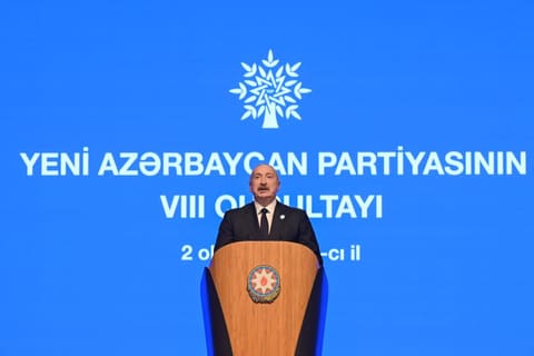 YAP-ın VIII Qurultayı keçirilir, İlham Əliyev çıxış edib - YENİLƏNİB