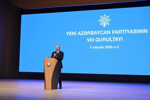YAP-ın VIII Qurultayı keçirilir, İlham Əliyev çıxış edib - YENİLƏNİB