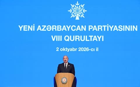 YAP-ın VIII Qurultayı keçirilir, İlham Əliyev çıxış edib - YENİLƏNİB