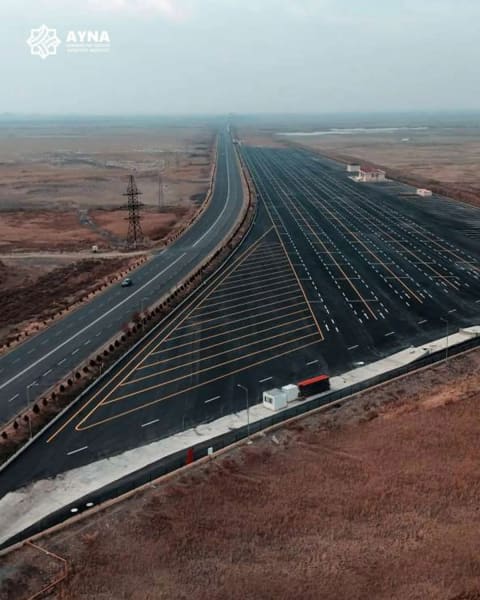 "Sədərək" gömrük postunun yaxınlığındakı TIR parkında yenidənqurma işləri aparılıb