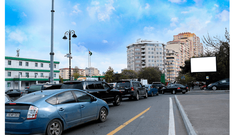 Həsən bəy Zərdabi və Heydər Hüseynov küçələrinin kəsişməsində yeni layihə icra olunur